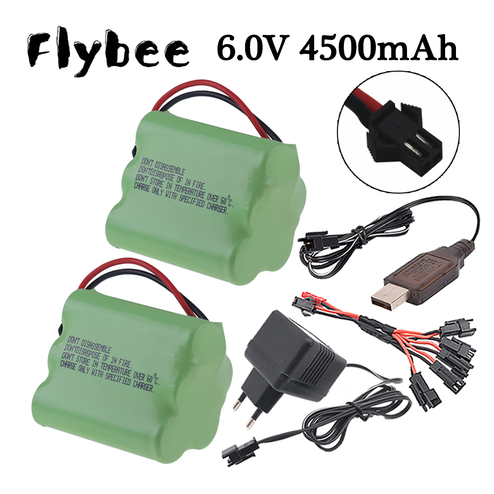 Rc Hobby Kit - 6v 4500mAh Ni-MH Battery SM Plug