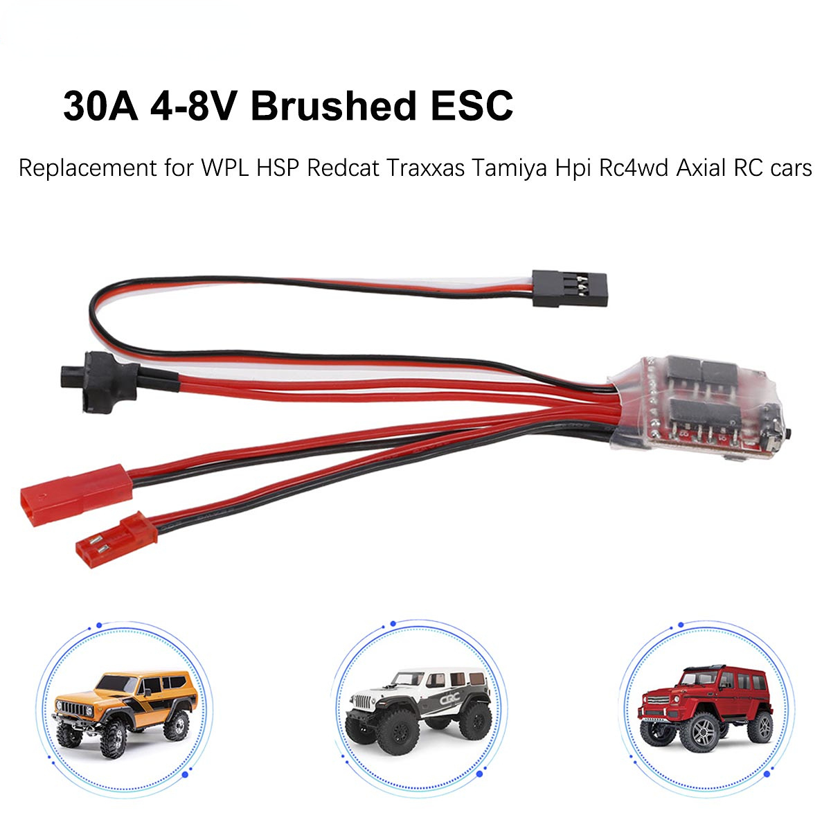Mini RC Car 30A Brushed ESC Fo - Rc Hobby Toys ulasan dan harga