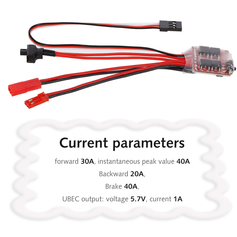 Mini RC Car 30A Brushed ESC Fo - Rc Hobby Toys ulasan dan harga