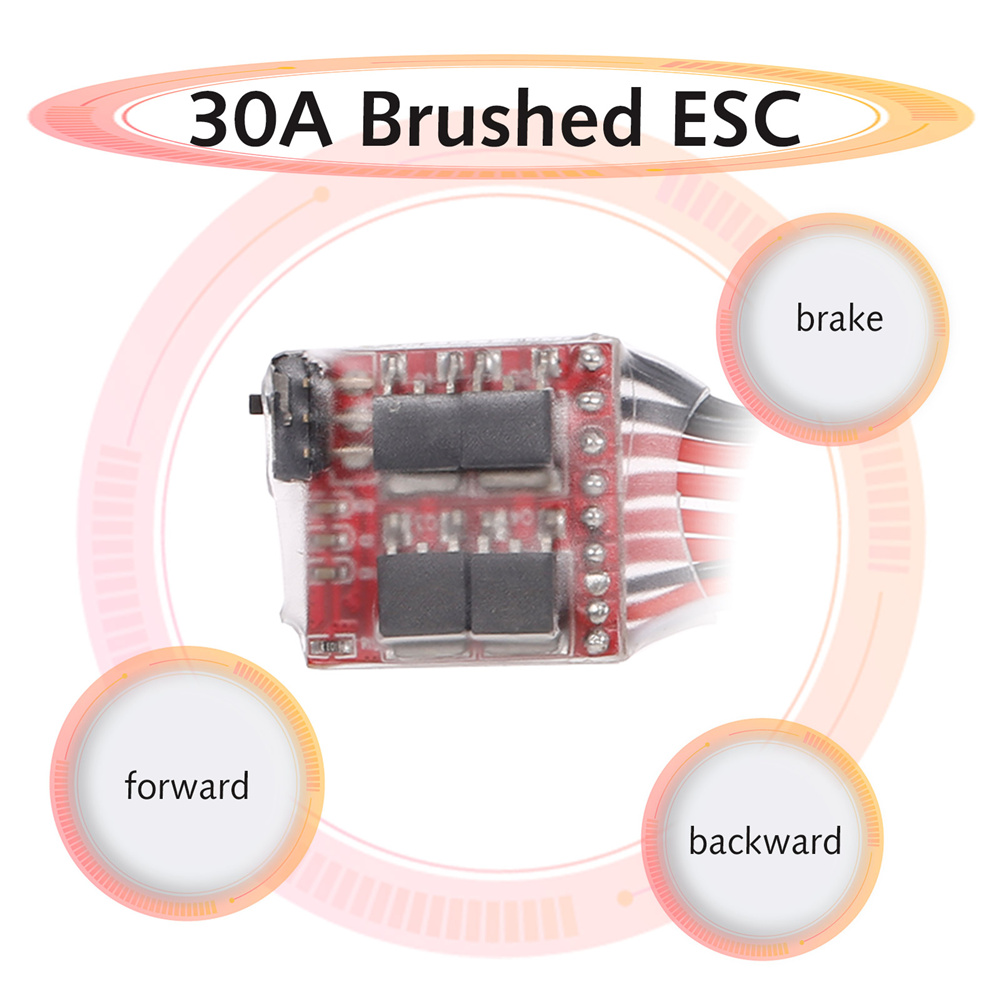 Mini RC Car 30A Brushed ESC Fo - Rc Hobby Toys ulasan dan harga