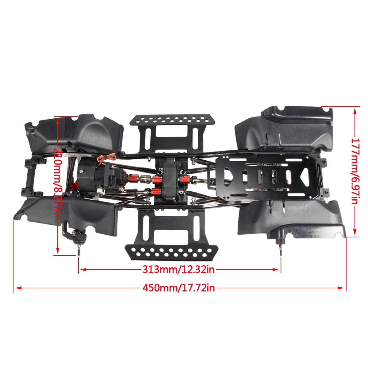 1/10 RC Crawler Chassis Kit wi - Rc Hobby Kit ulasan dan harga