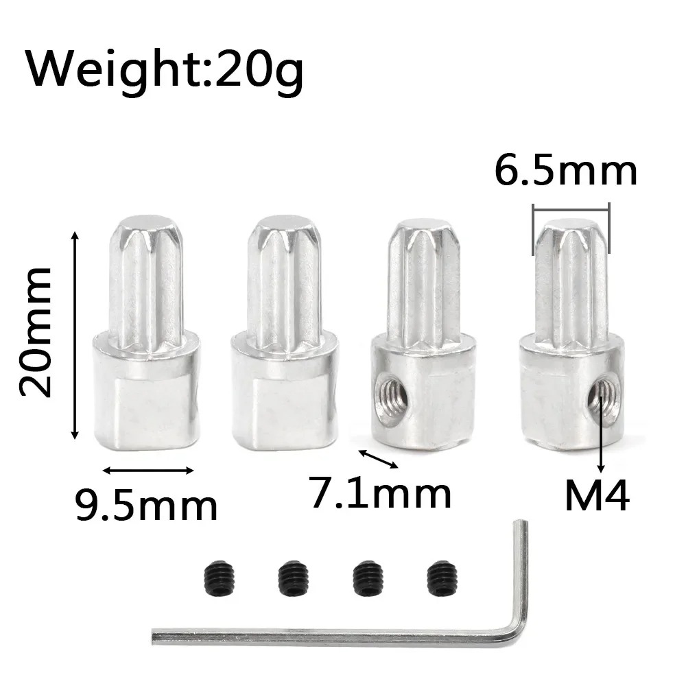 4pcs Metal Center Drive Hub 68 - Rc Hobby Kit ulasan dan harga