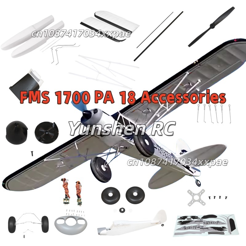 FMS RC Plane Decals For 1700mm - Rc Hobby Toys ulasan dan harga