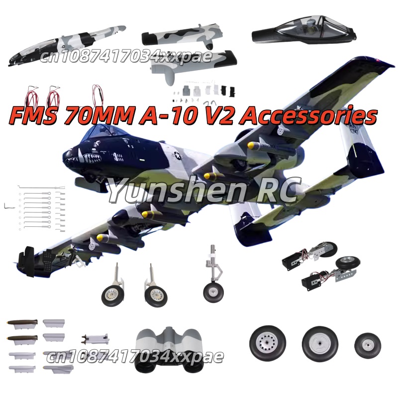 FMS 70MM EDF A-10 V2 RC Aircra - Rc Hobby Toys ulasan dan harga