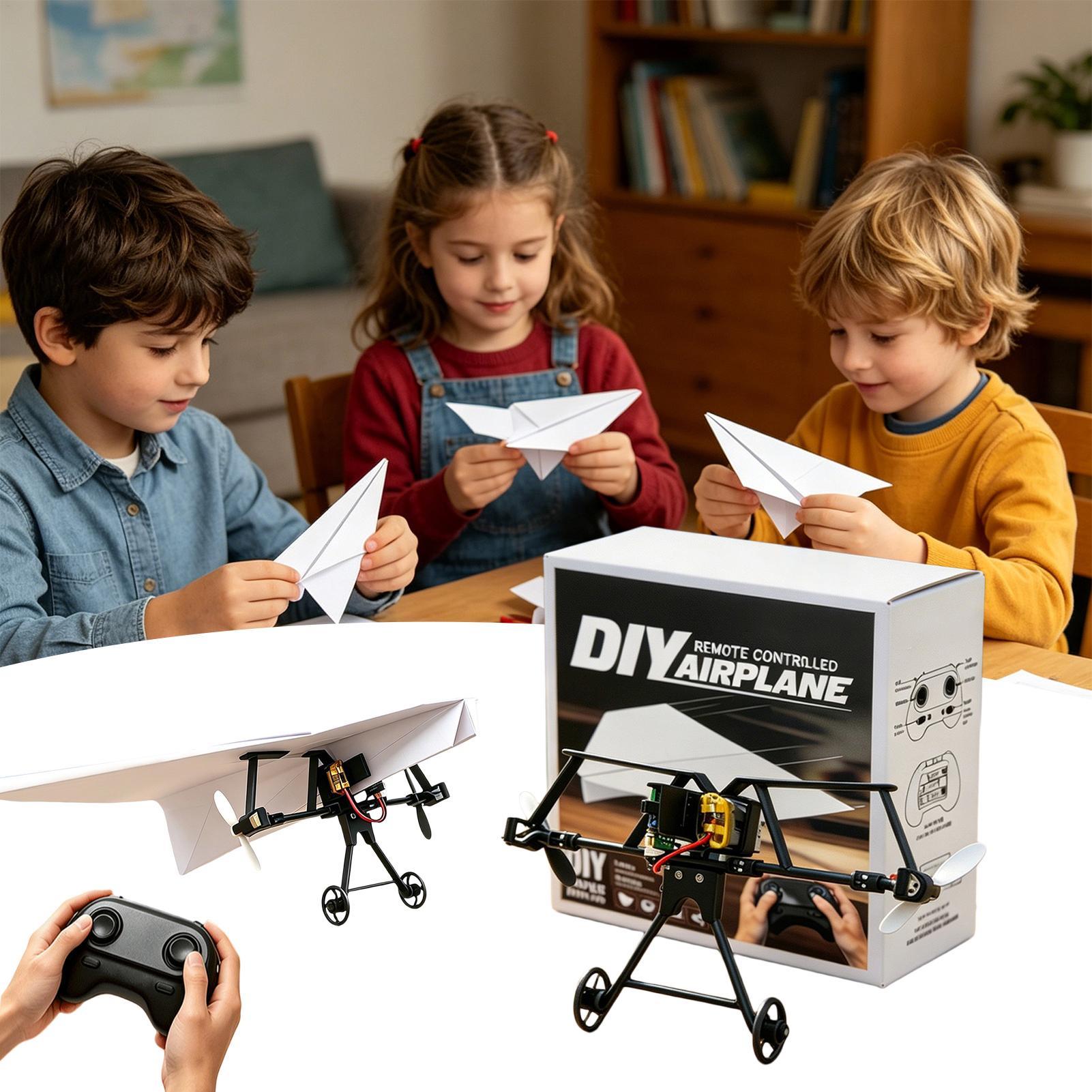 DIY RC Paper Airplane Kit Plan - Rc Hobby Toys ulasan dan harga