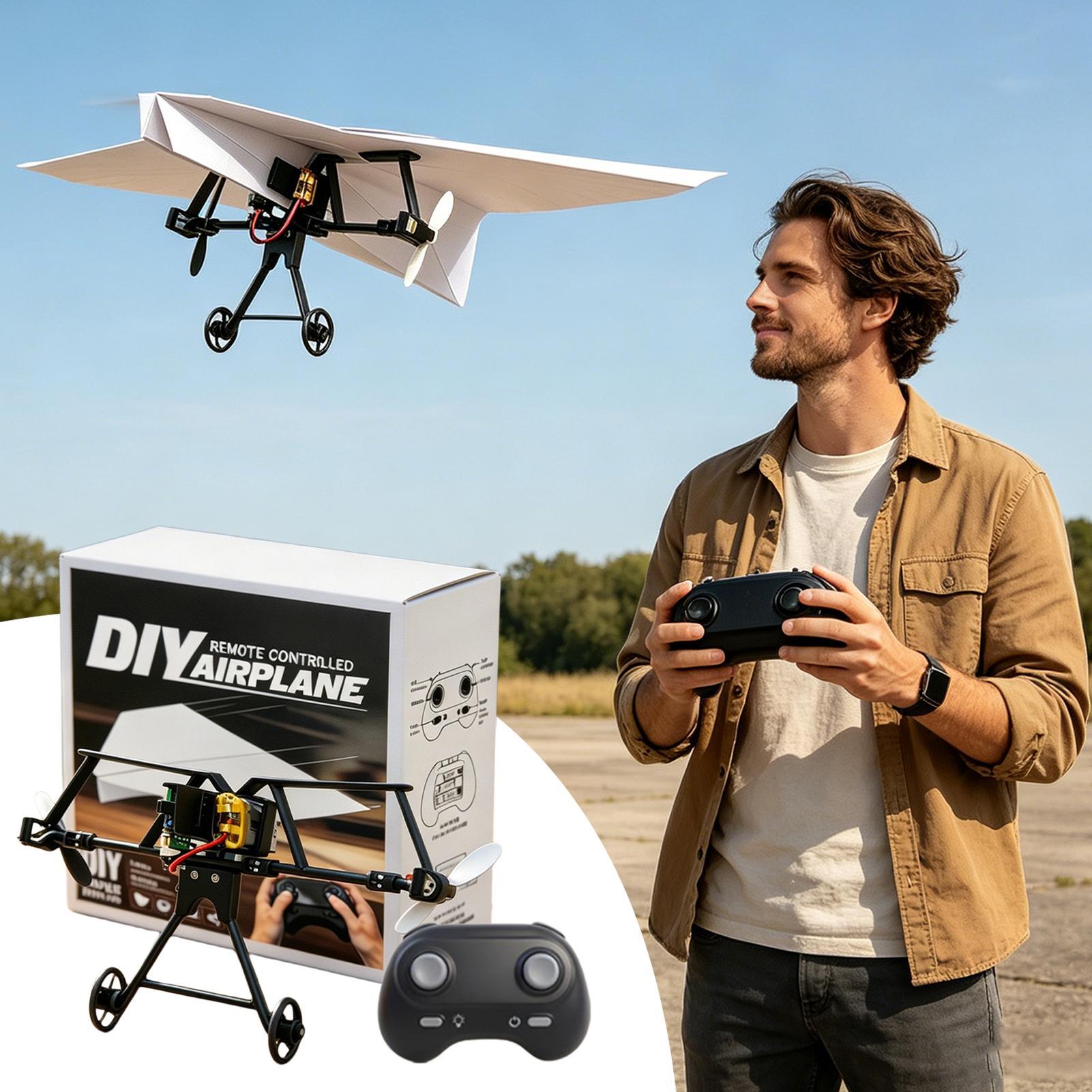 DIY RC Paper Airplane Kit Plan - Rc Hobby Toys ulasan dan harga